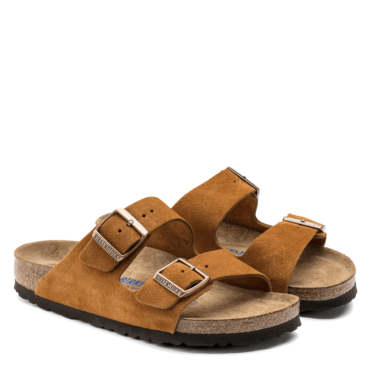 Ciabattina Birkenstock Arizona Pelle Scamosciata Mink Soft - Birkenstock - Calzature Savorè