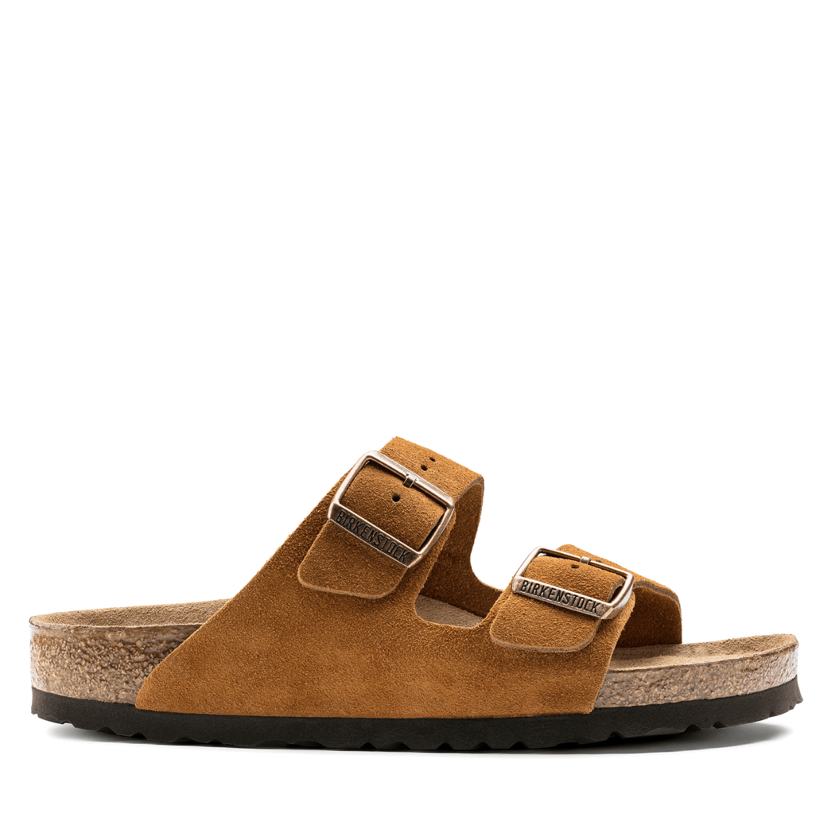 Ciabattina Birkenstock Arizona Pelle Scamosciata Mink Soft - Birkenstock - Calzature Savorè