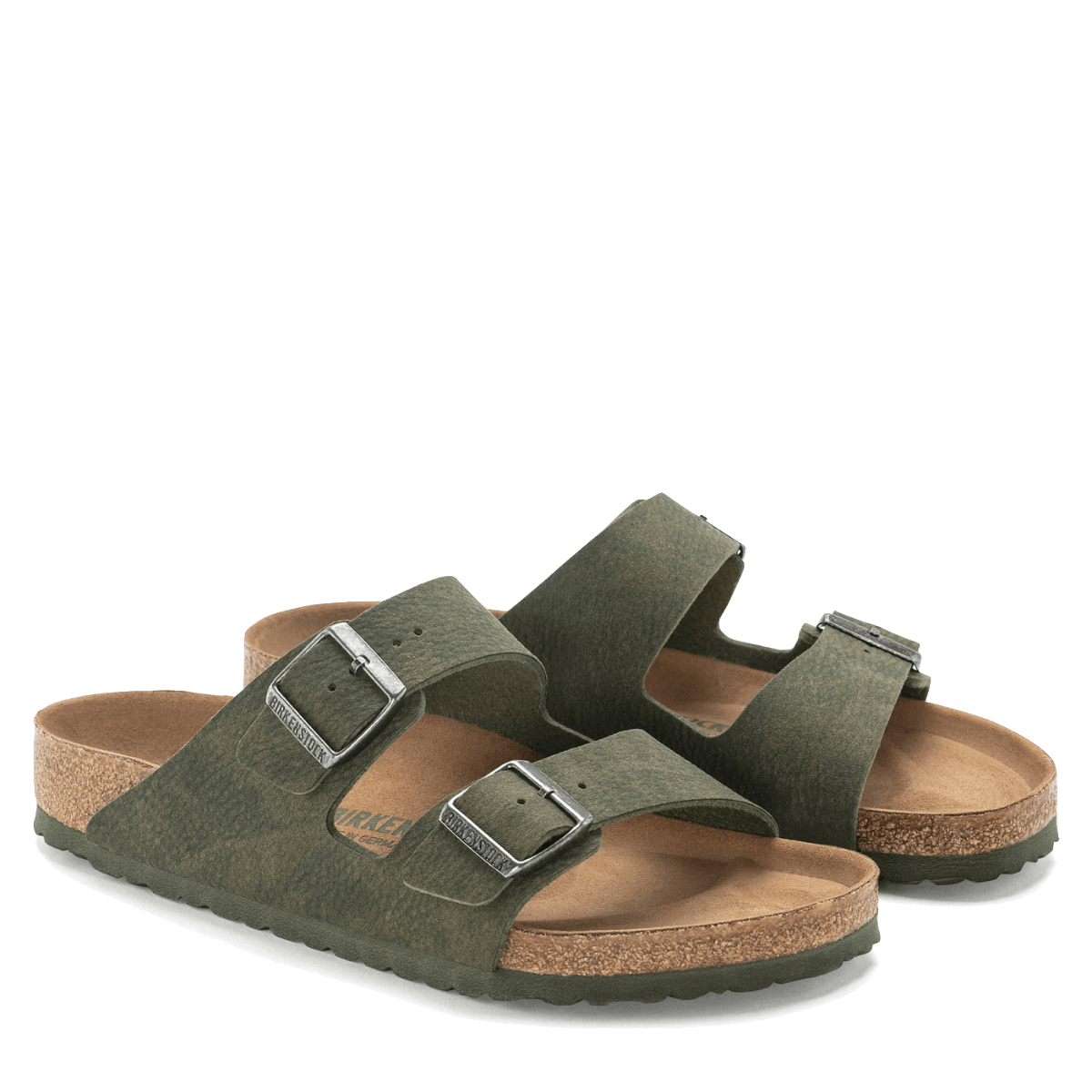 Ciabattina Birkenstock Arizona Vegan Microfibra Desert Dust Thyme - Birkenstock - Calzature Savorè