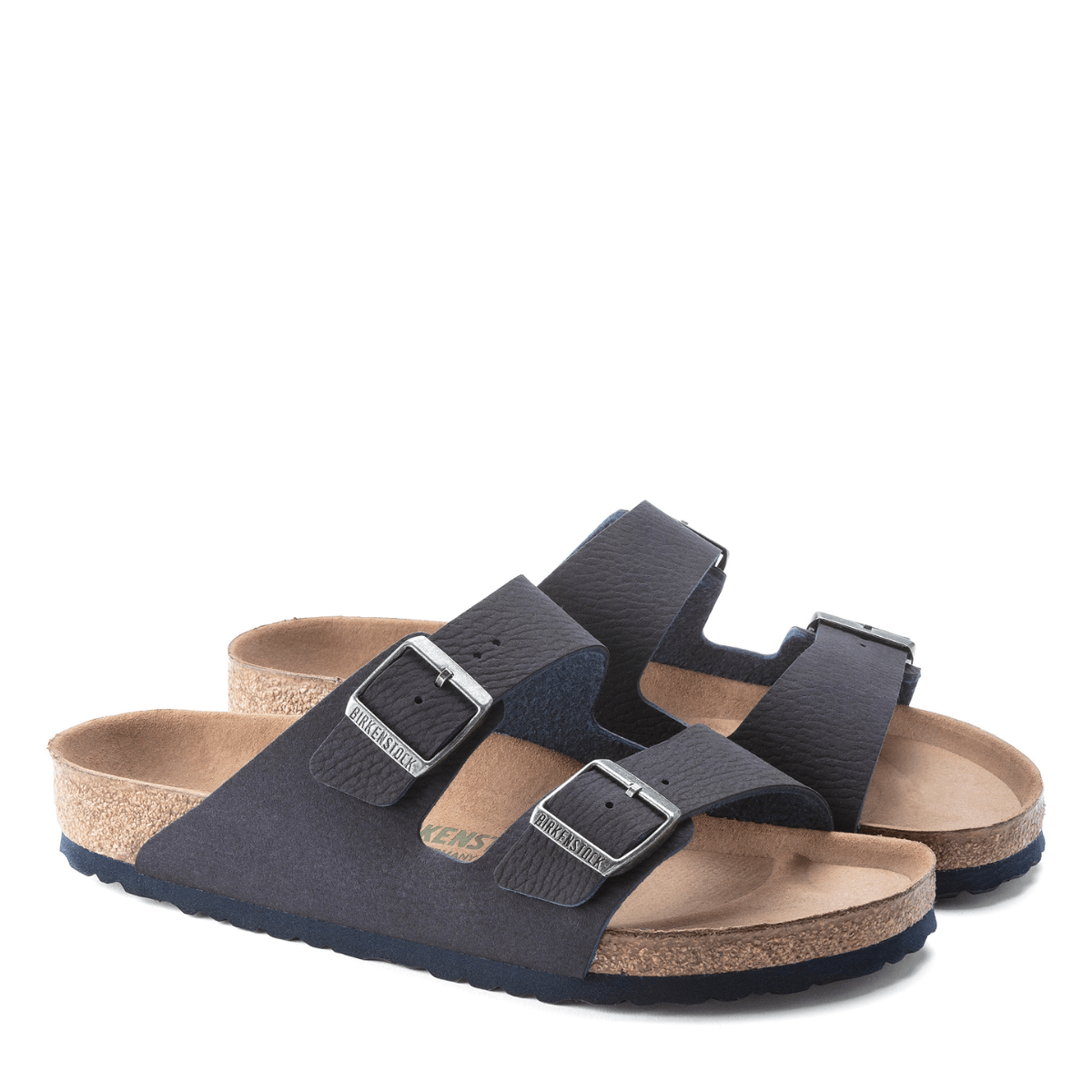 Ciabattina Birkenstock Vegan Microfibra Desert Dust Indigo Blue - Birkenstock - Calzature Savorè