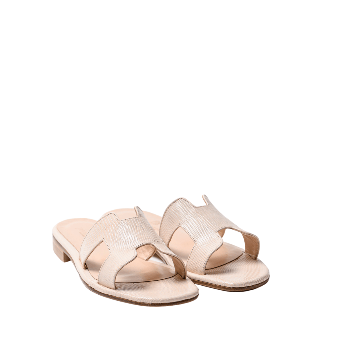 Ciabattina Paolo Ferrara Lucertola Ivory - Calzature Savorè
