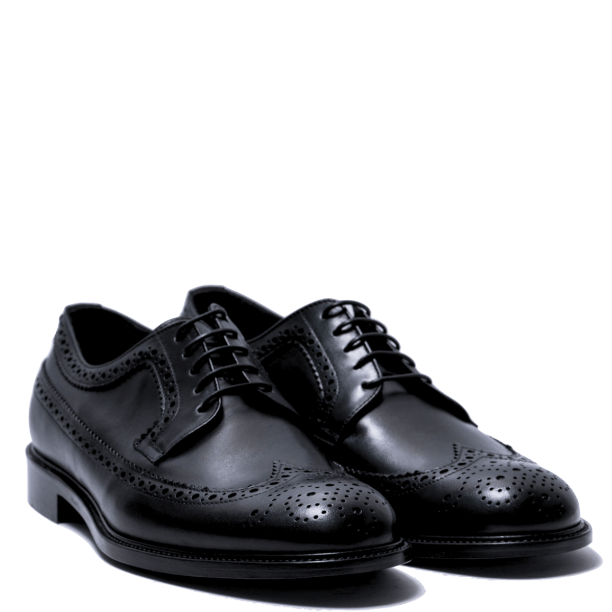 Classica Allacciata Jerold Wilton Derby Pelle Butter Coda Di Rondine Nero - Jerold Wilton - Calzature Savorè