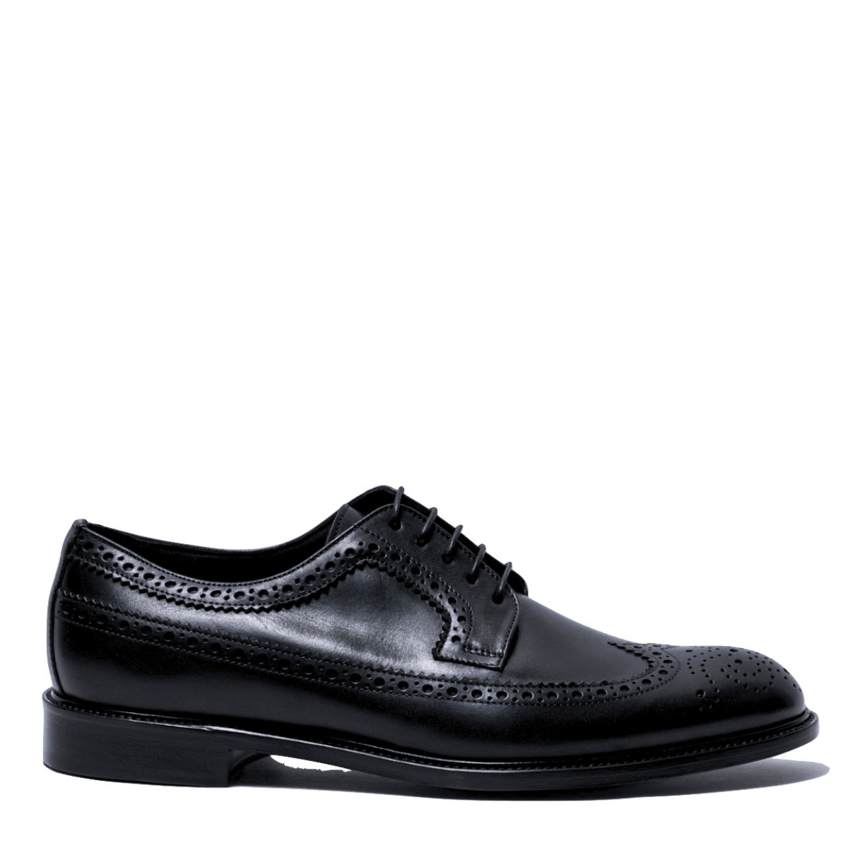 Classica Allacciata Jerold Wilton Derby Pelle Butter Coda Di Rondine Nero - Jerold Wilton - Calzature Savorè
