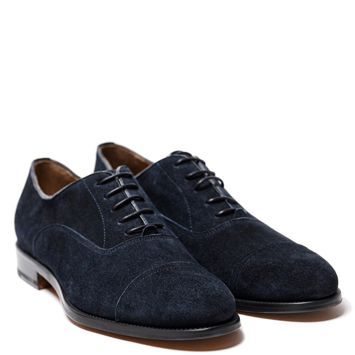Classica Allacciata Jerold Wilton Loden Camoscio Blu - Jerold Wilton - Calzature Savorè