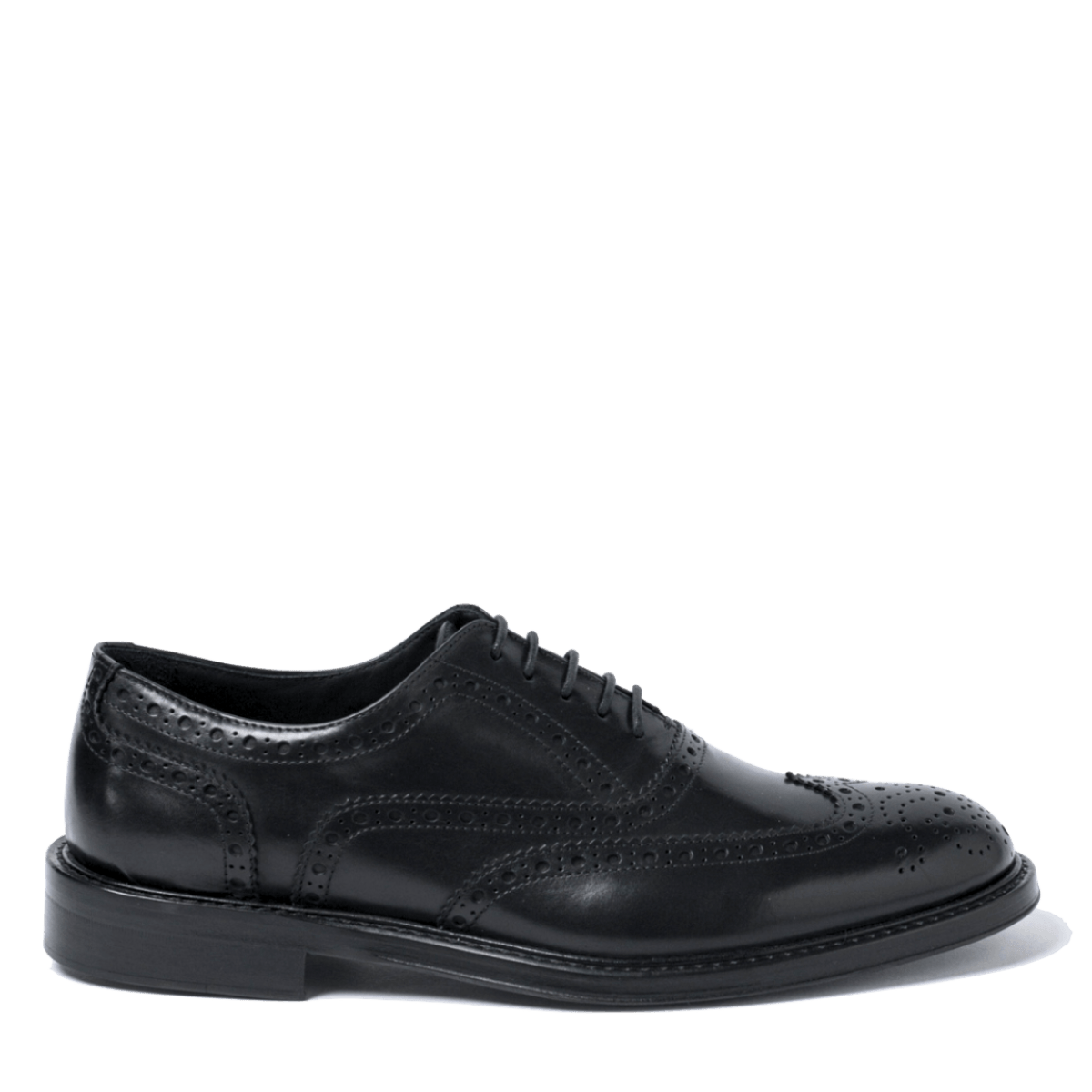Classica Allacciata Jerold Wilton Vitello Coda Di Rondine Nero - Jerold Wilton - Calzature Savorè