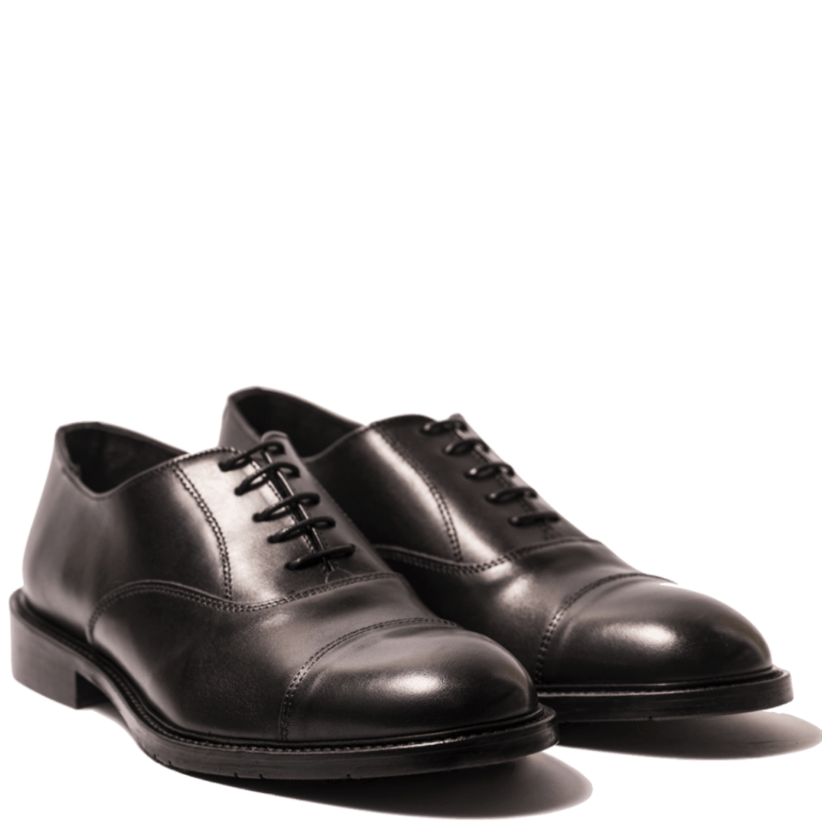 Classica Allacciata Nicol Sadler Vitello Nero Mezza Gomma - Nicol Sadler - Calzature Savorè