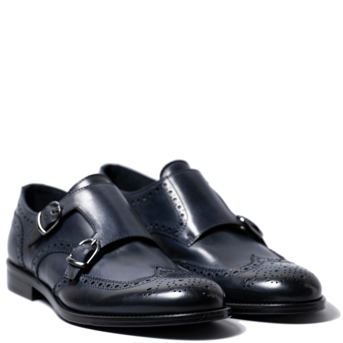 Classica Doppia Fibbia Jerold Wilton Coda Di Rondine Butter Bleu - Jerold Wilton - Calzature Savorè