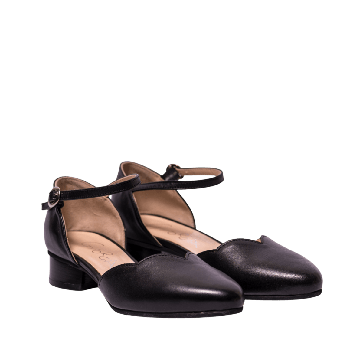 Décolleté Giorgia Cinturino Nappa Nero - Giorgia - Calzature Savorè