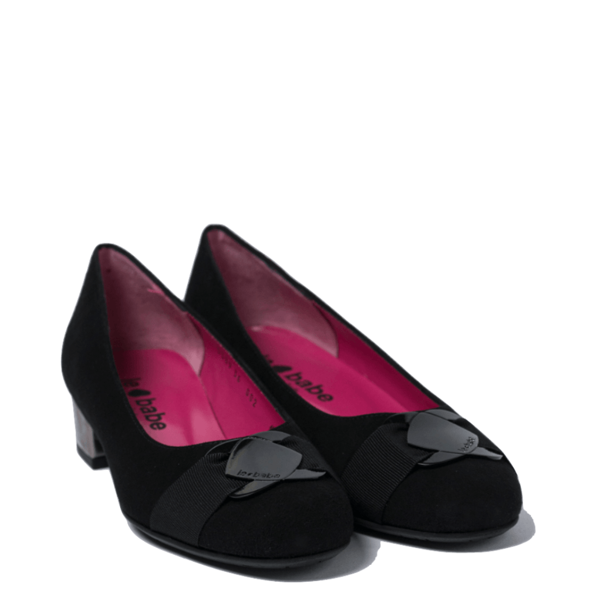 Décolleté Le Babe Camoscio Nero