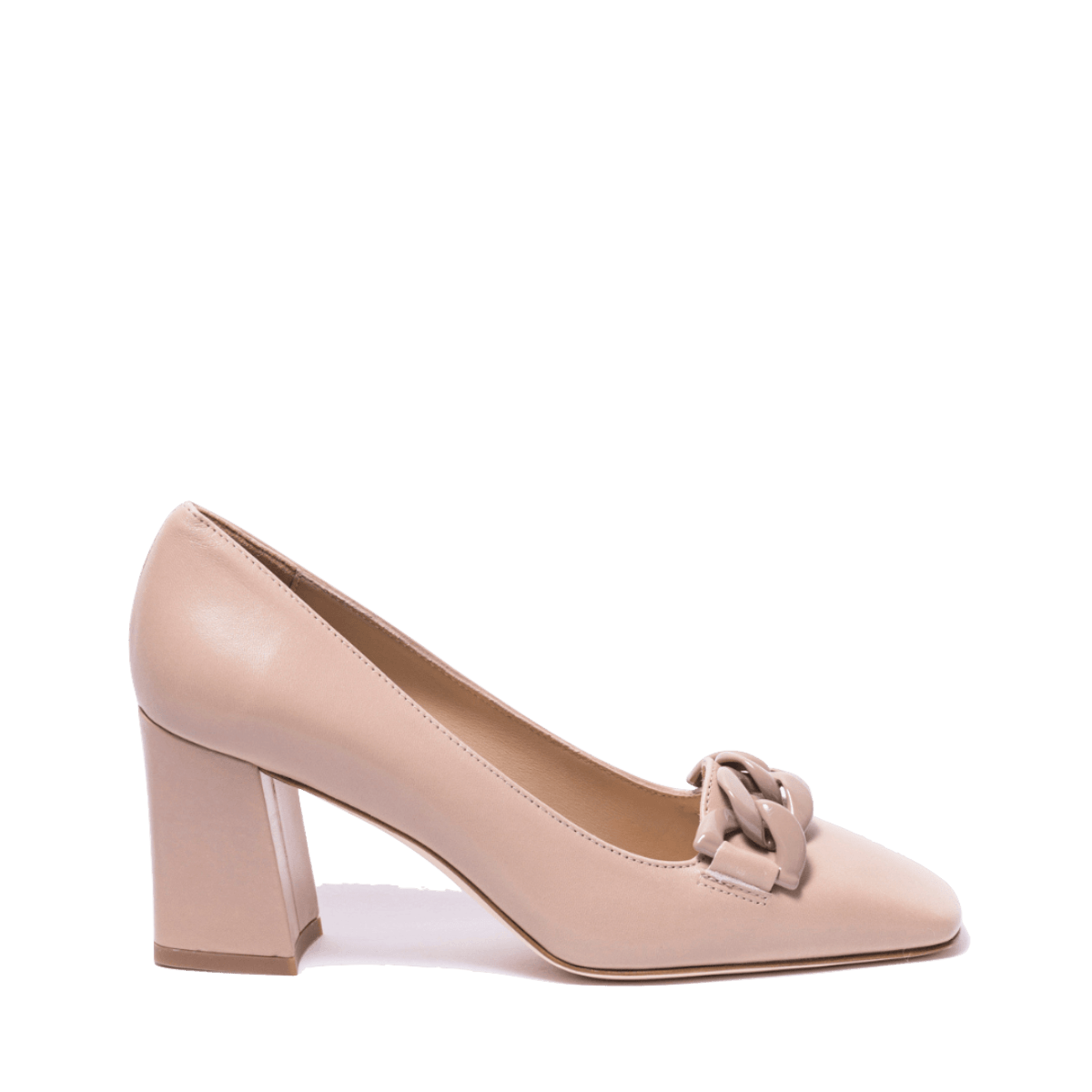 Décolleté Luca Grossi Catena Pelle Monte Beige - Luca Grossi - Calzature Savorè