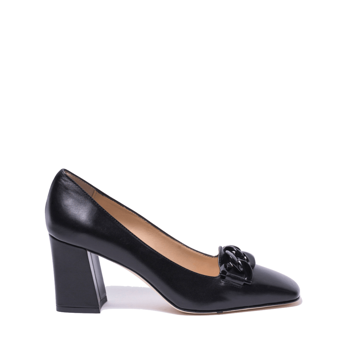 Décolleté Luca Grossi Catena Pelle Monte Nero - Luca Grossi - Calzature Savorè