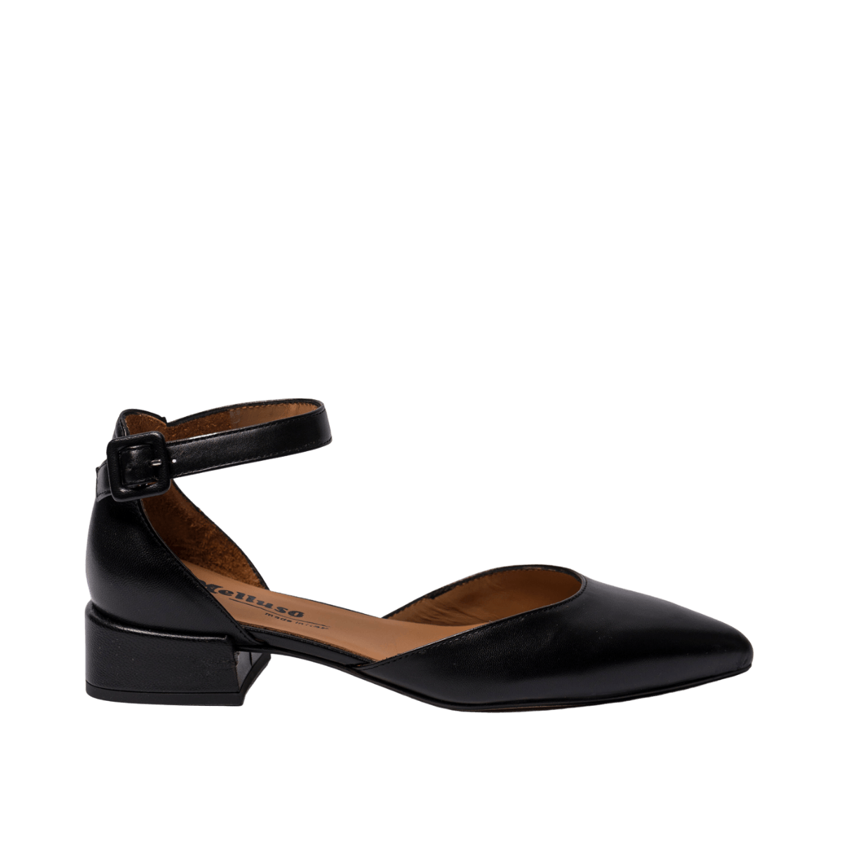 Décolleté Melluso Cinturino Pelle Nero - Melluso - Calzature Savorè