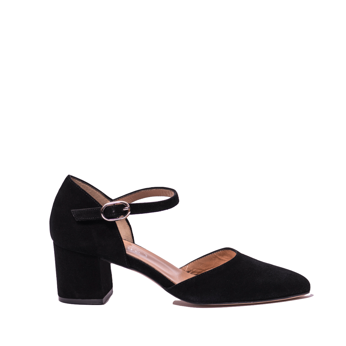 Décolleté Savorè Cinturino Camoscio Nero - Savorè - Calzature Savorè