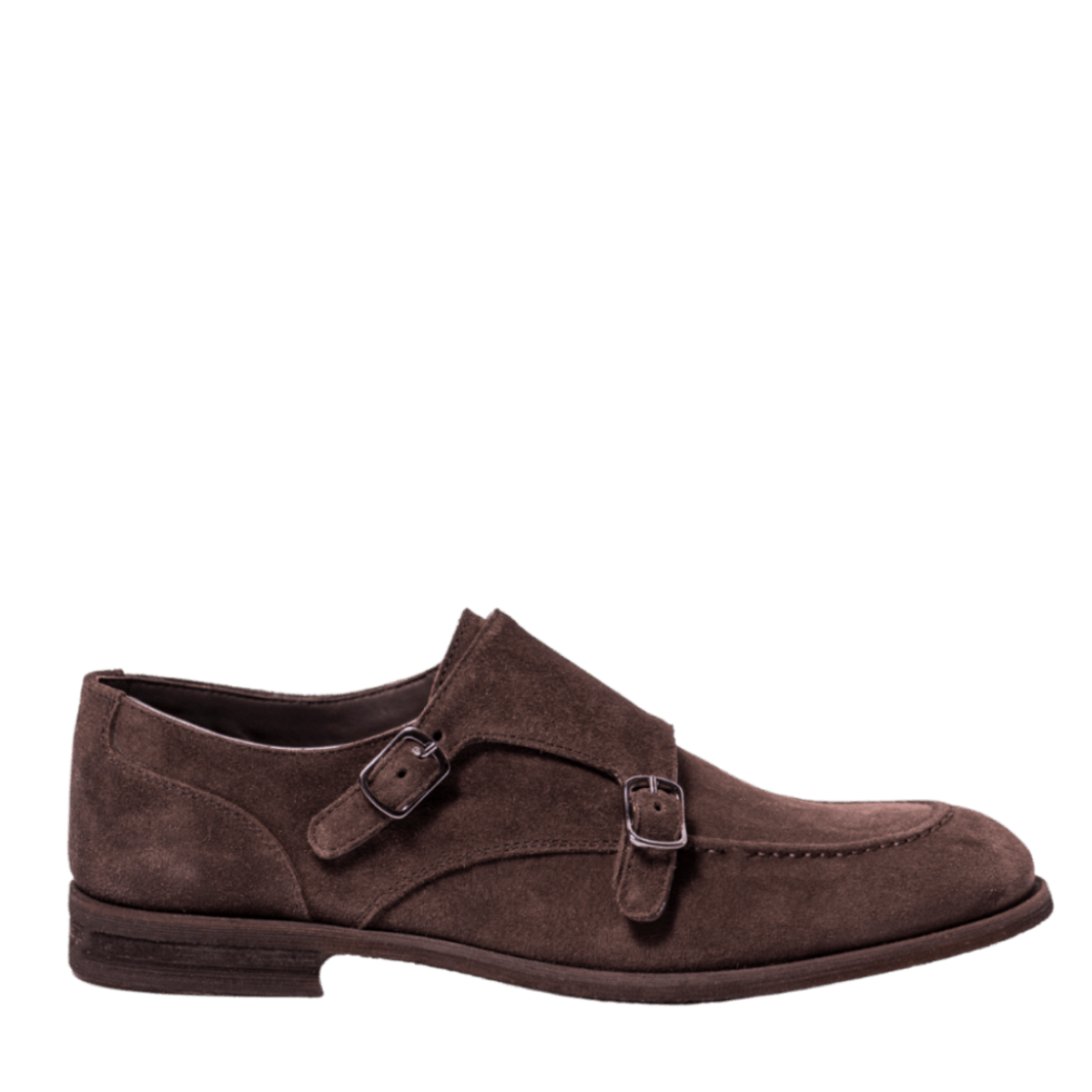Doppia Fibbia Jerold Wilton Camoscio Leggero Ebano - Jerold Wilton - Calzature Savorè