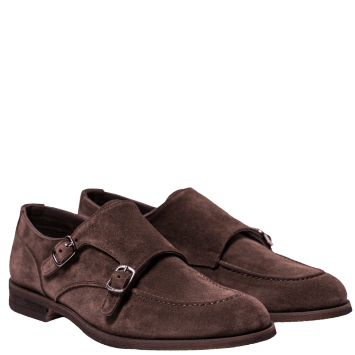 Doppia Fibbia Jerold Wilton Morbida Camoscio Ebano - Jerold Wilton - Calzature Savorè