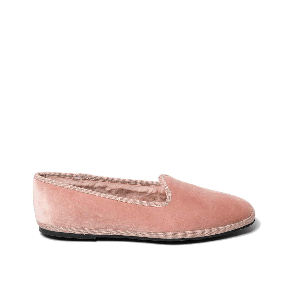 Friulana Le Giò Velluto Rosa Tenue Fodera Montone - Le Giò - Calzature Savorè