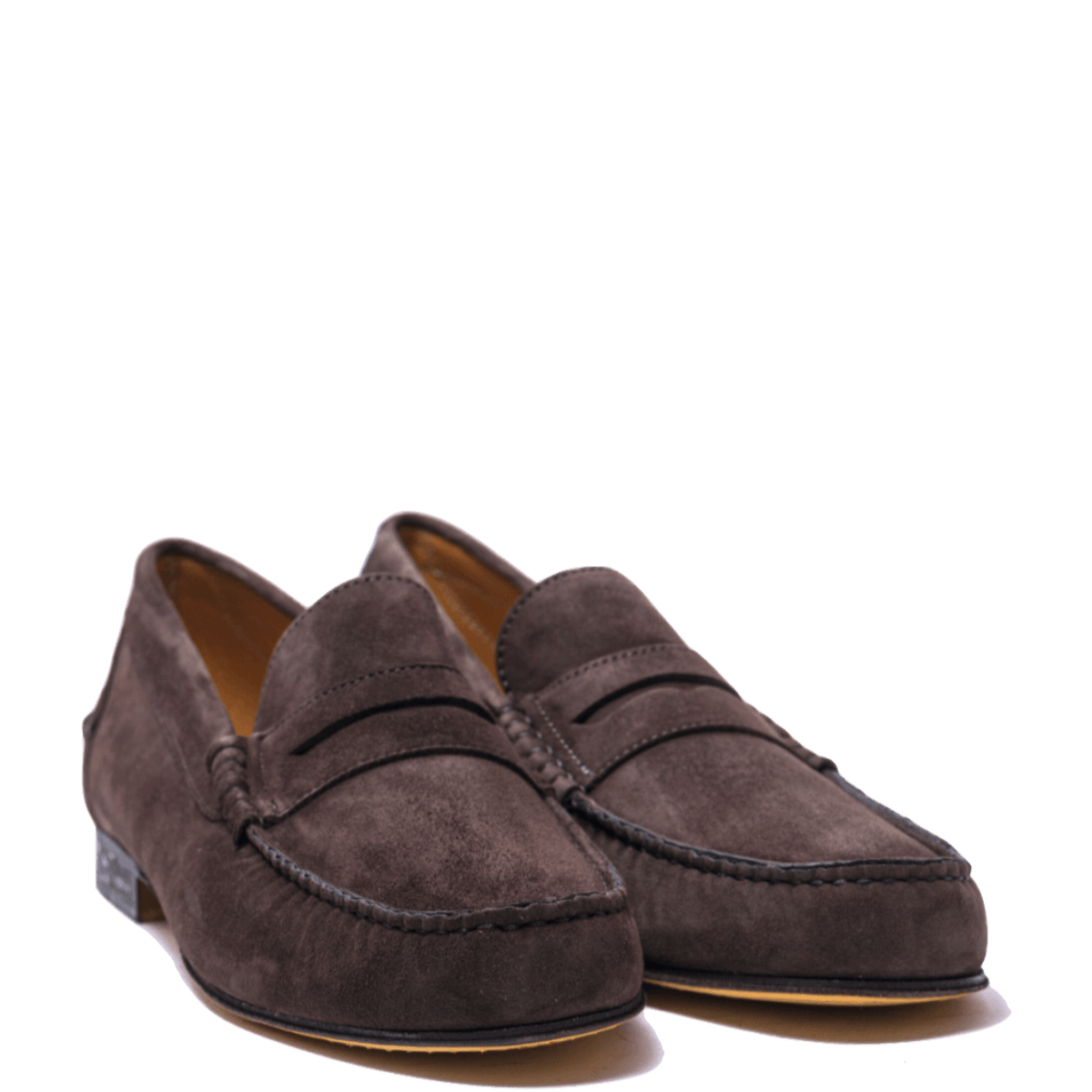 Mocassino Antica Cuoieria Camoscio Amalfi Marrone - Antica cuoieria - Calzature Savorè