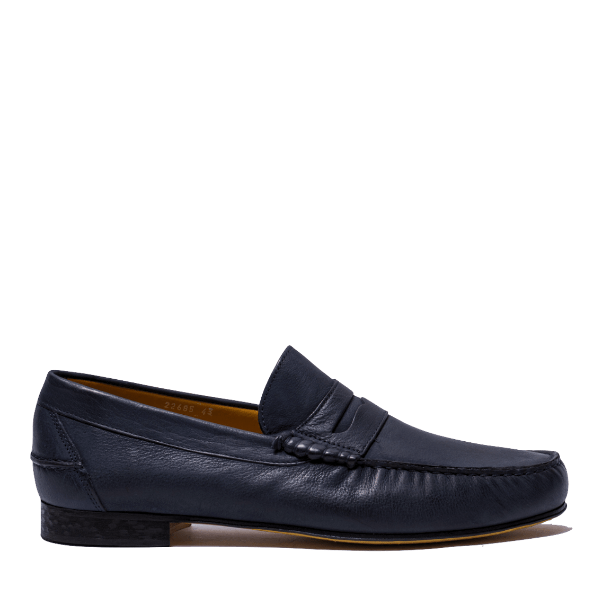 Mocassino Antica Cuoieria Pelle Nabuck Antares Navy - Antica cuoieria - Calzature Savorè