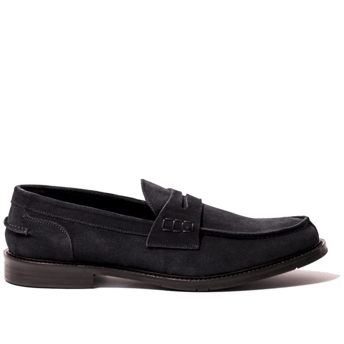 Mocassino Brando Nicol Sadler Camoscio Blu Mezza Gomma - Nicol Sadler - Calzature Savorè