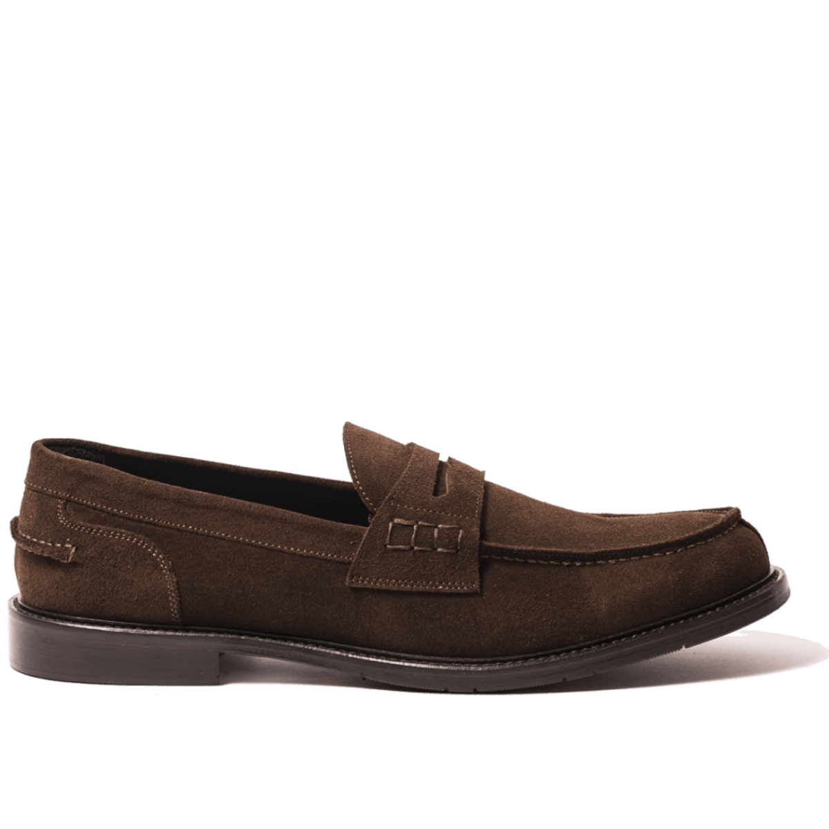 Mocassino Brando Nicol Sadler Camoscio Testa Di Moro Mezza Gomma - Nicol Sadler - Calzature Savorè