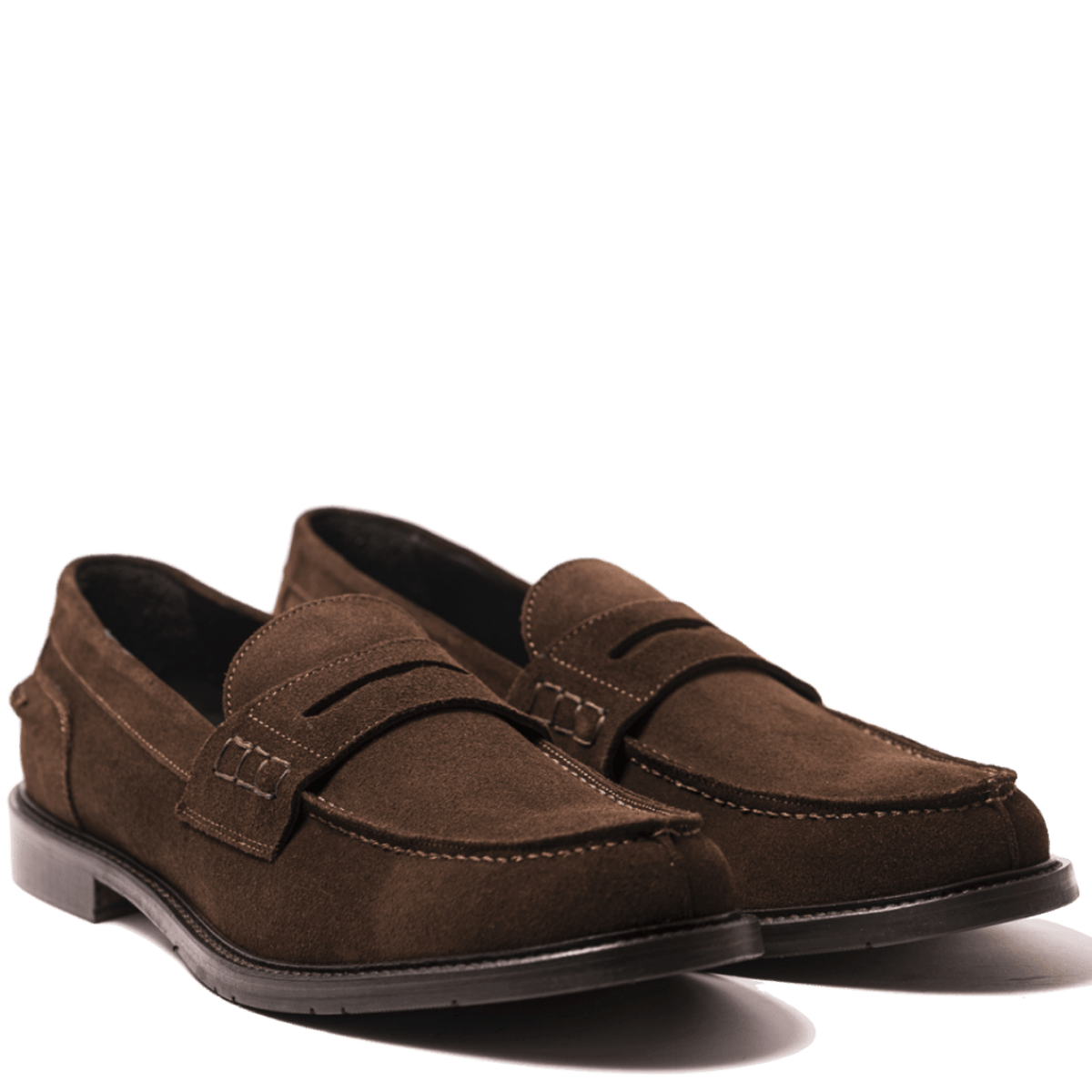 Mocassino Brando Nicol Sadler Camoscio Testa Di Moro Mezza Gomma - Nicol Sadler - Calzature Savorè