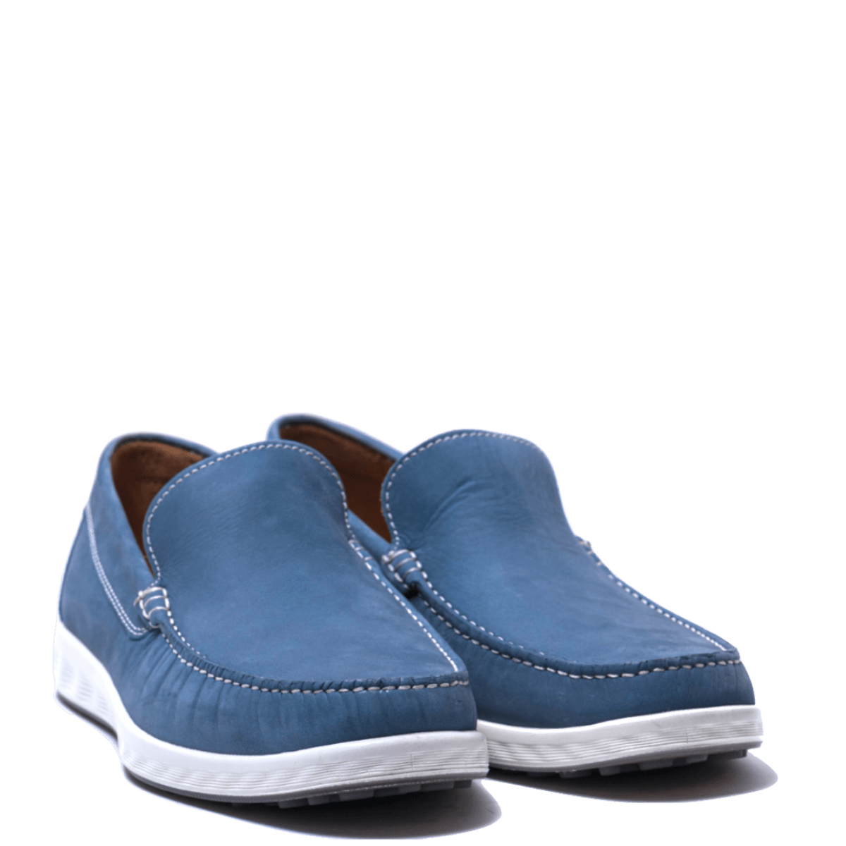 Mocassino Ecco S Lite Camoscio Retro Bleu - ecco - Calzature Savorè