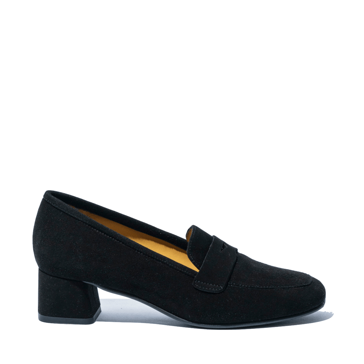 Mocassino Étienne Tacco Camoscio Nero - Étienne - Calzature Savorè