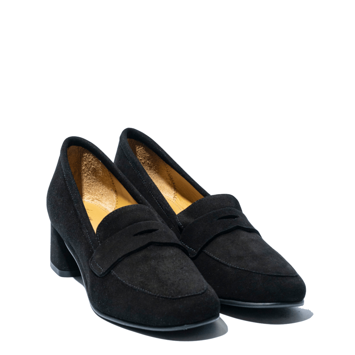 Mocassino Étienne Tacco Camoscio Nero - Étienne - Calzature Savorè