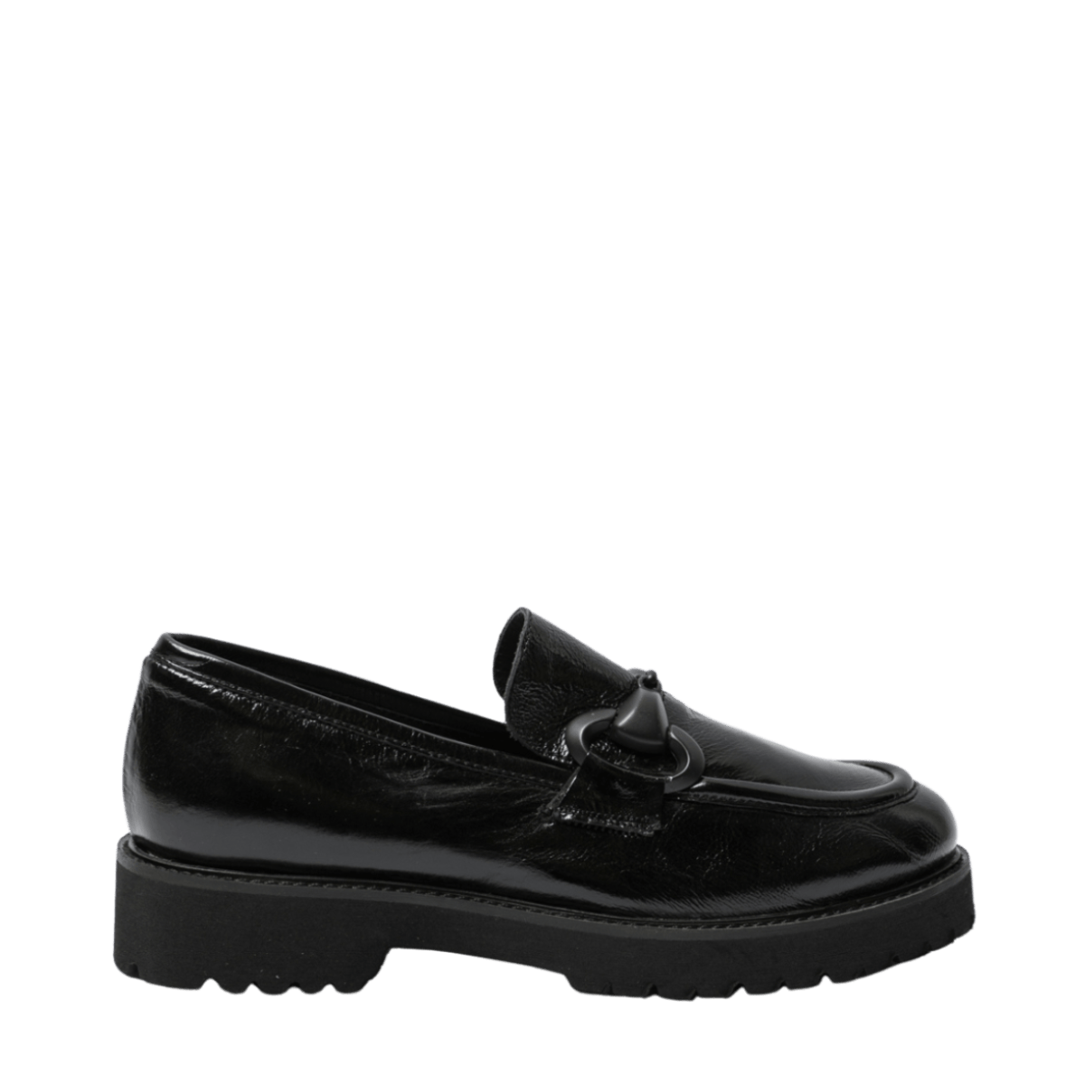 Mocassino Giorgia Morsetto Pelle Rama Nero - Giorgia - Calzature Savorè