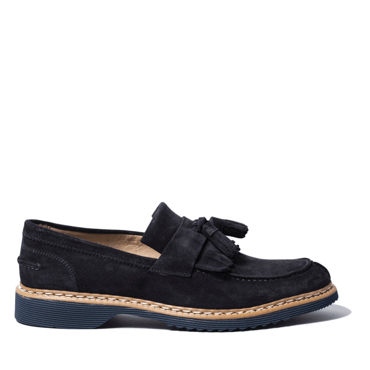 Mocassino Jerold Wilton Nappine Camoscio Blu - Jerold Wilton - Calzature Savorè
