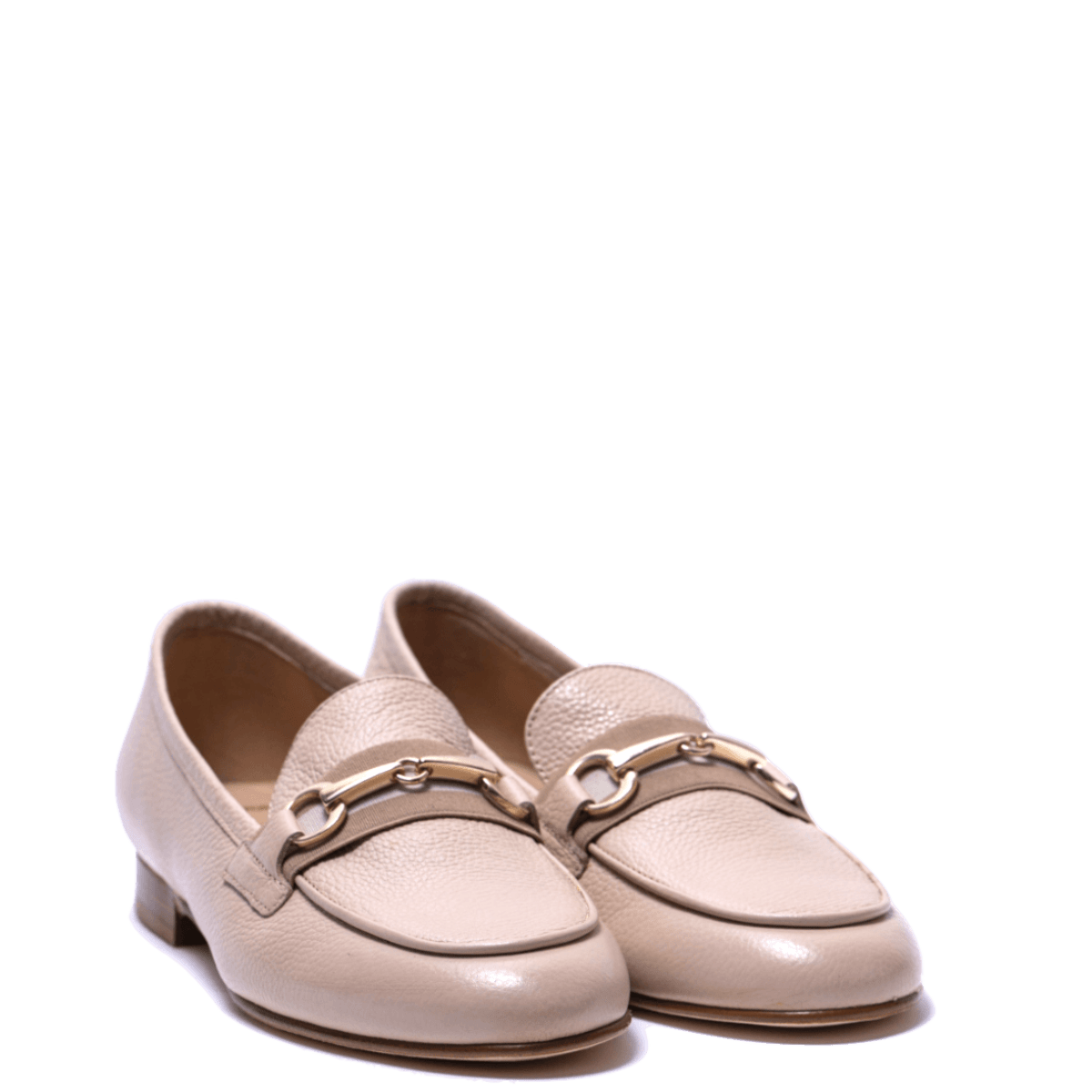 Mocassino Luca Grossi Fibbia e Fascia Pelle Willer Nude - Luca Grossi - Calzature Savorè