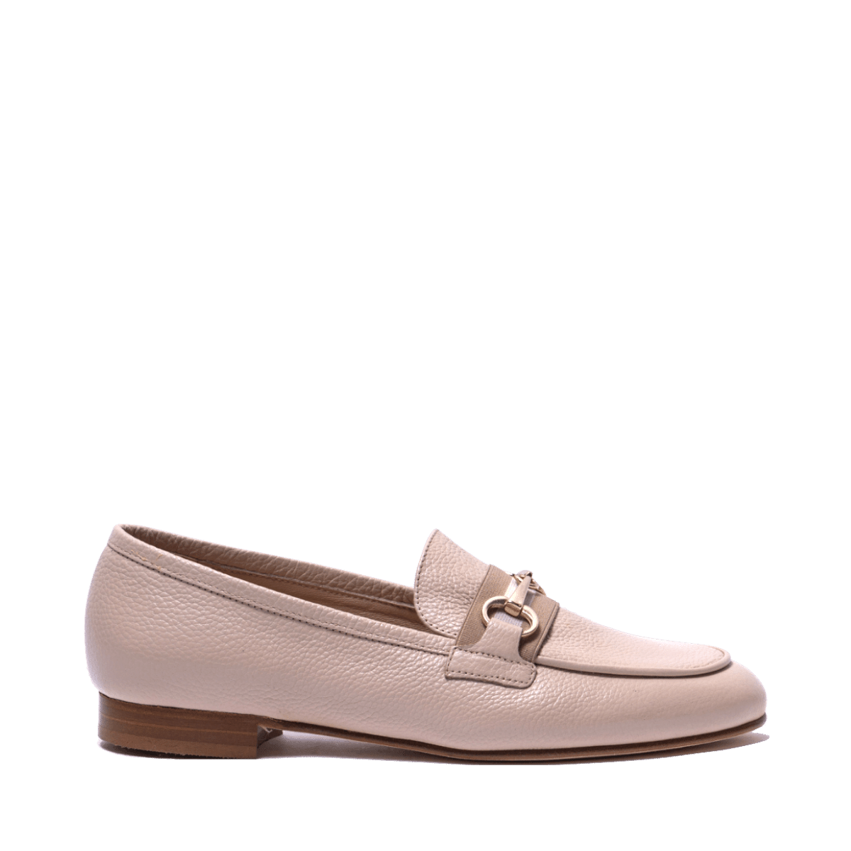 Mocassino Luca Grossi Fibbia e Fascia Pelle Willer Nude - Luca Grossi - Calzature Savorè