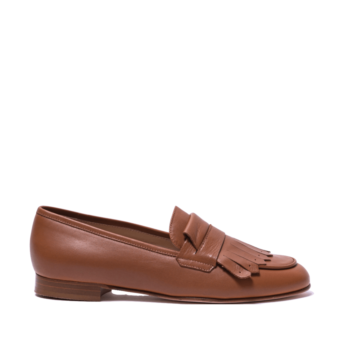 Mocassino Luca Grossi Frangia Pelle Capri Cuoio - Luca Grossi - Calzature Savorè