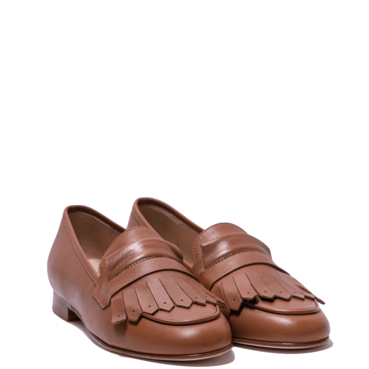 Mocassino Luca Grossi Frangia Pelle Capri Cuoio - Luca Grossi - Calzature Savorè