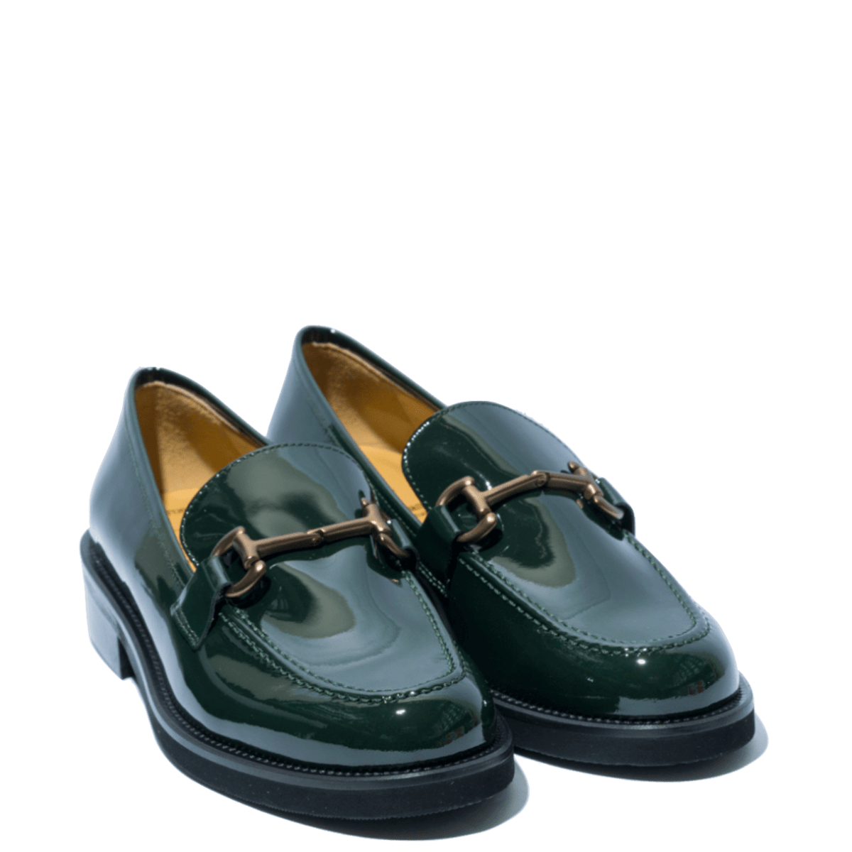 Mocassino Luca Grossi Morsetto Bronzo Vernice Verdone - Luca Grossi - Calzature Savorè