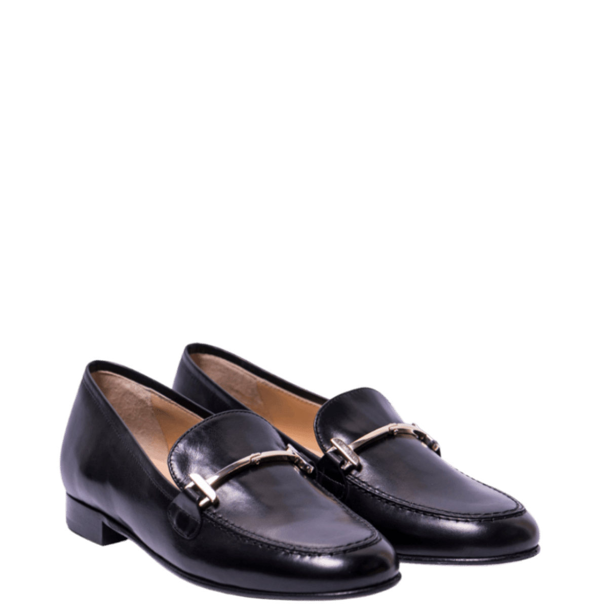 Mocassino Luca Grossi Staffa Platino Nappa Monte Nero ULTIMI NUMERI: 37 - 38.5 - 41 - Luca Grossi - Calzature Savorè