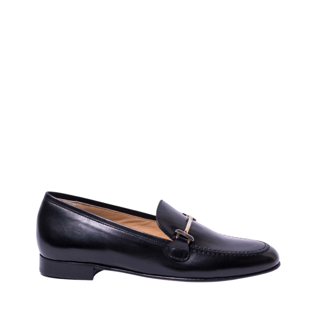 Mocassino Luca Grossi Staffa Platino Nappa Monte Nero ULTIMI NUMERI: 37 - 38.5 - 41 - Luca Grossi - Calzature Savorè