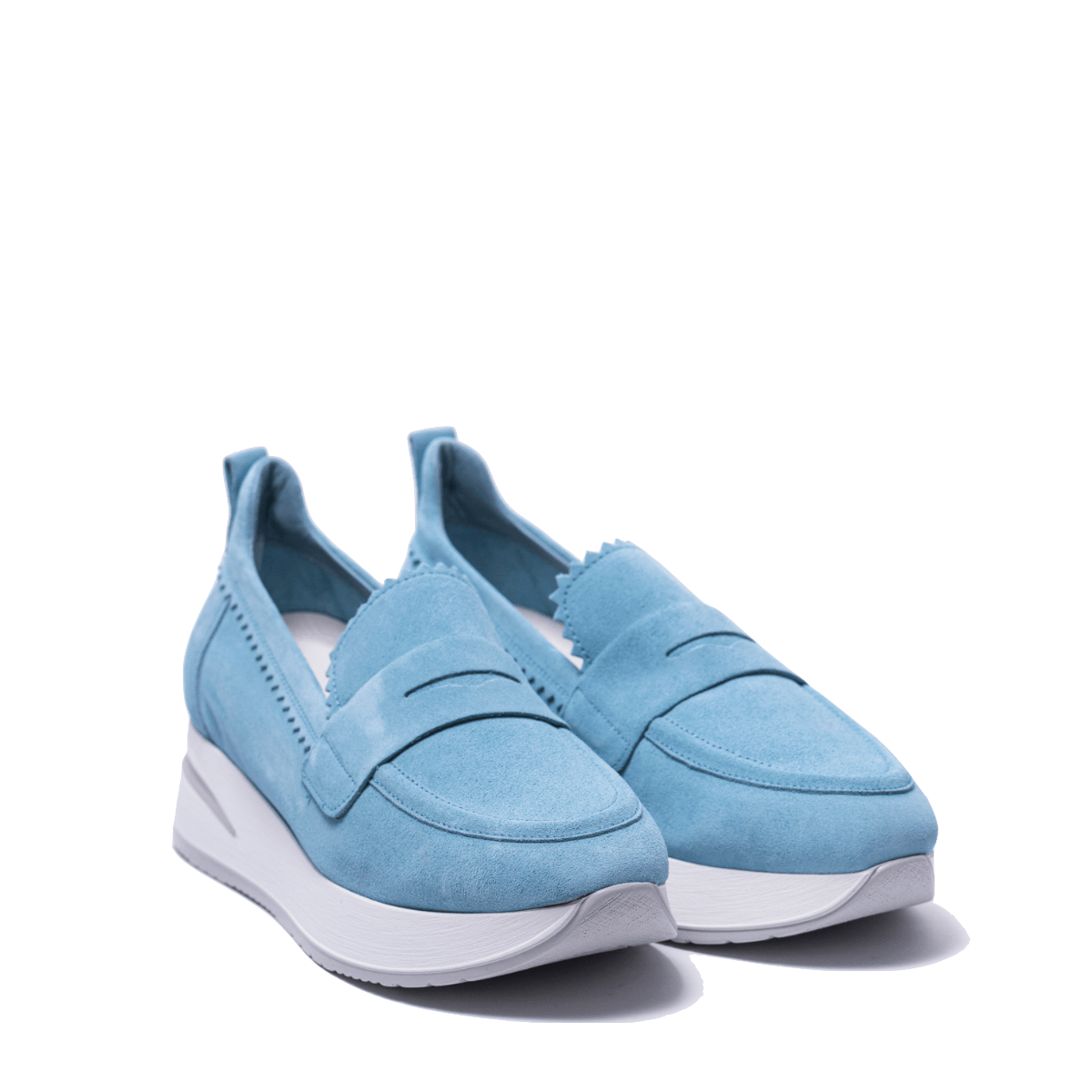 Mocassino Melluso Camoscio Cielo - Melluso - Calzature Savorè