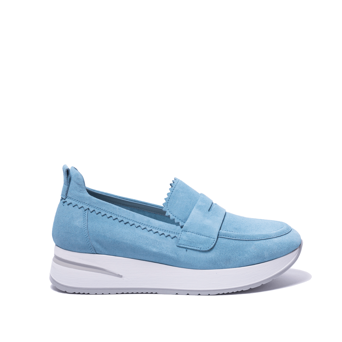 Mocassino Melluso Camoscio Cielo - Melluso - Calzature Savorè