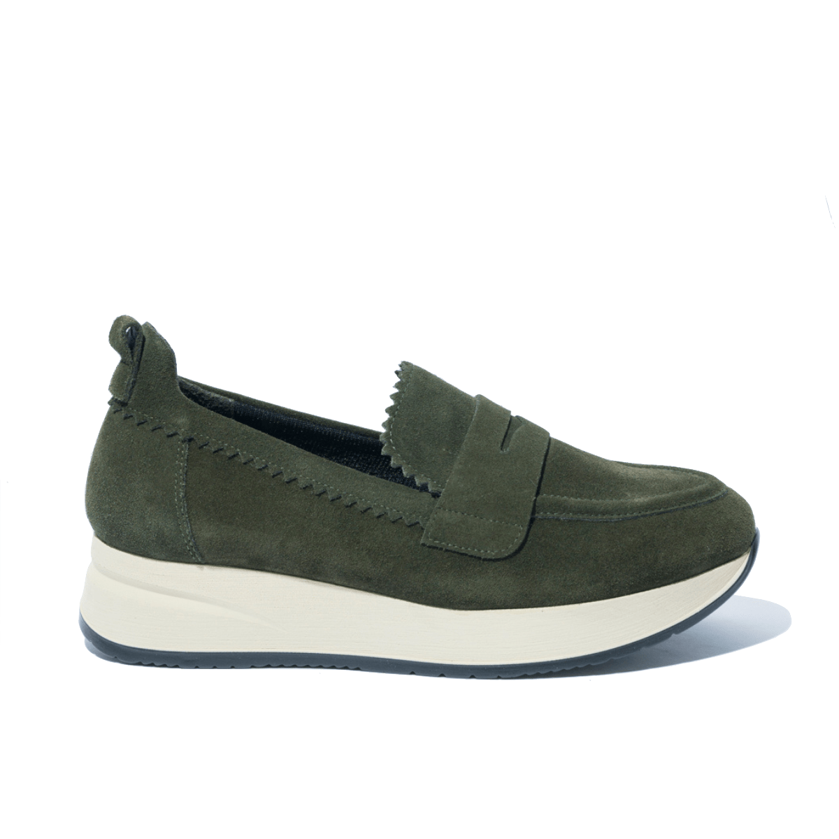 Mocassino Melluso Carla Camoscio Mimetico - Melluso - Calzature Savorè