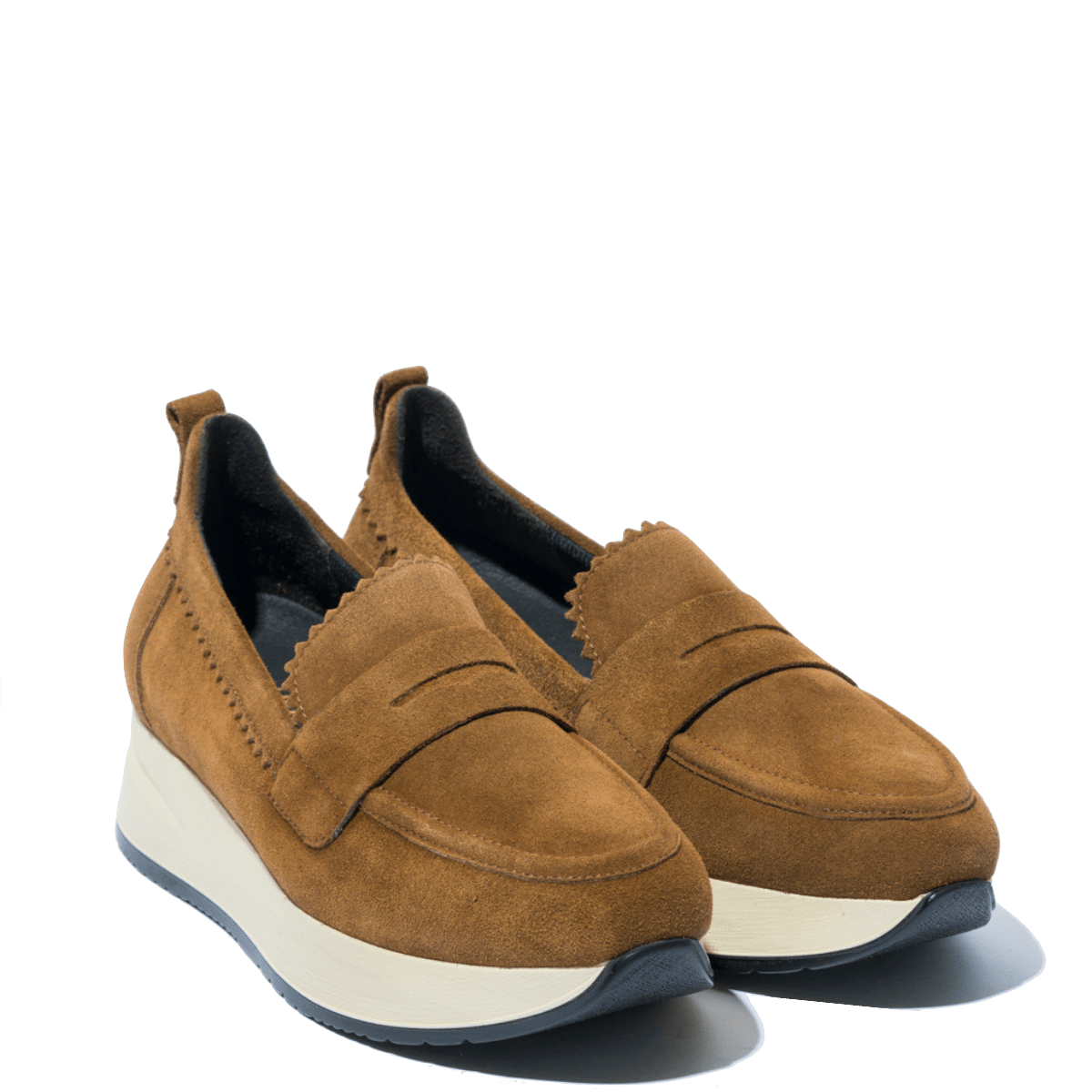 Mocassino Melluso Carla Camoscio Sigaro - Melluso - Calzature Savorè