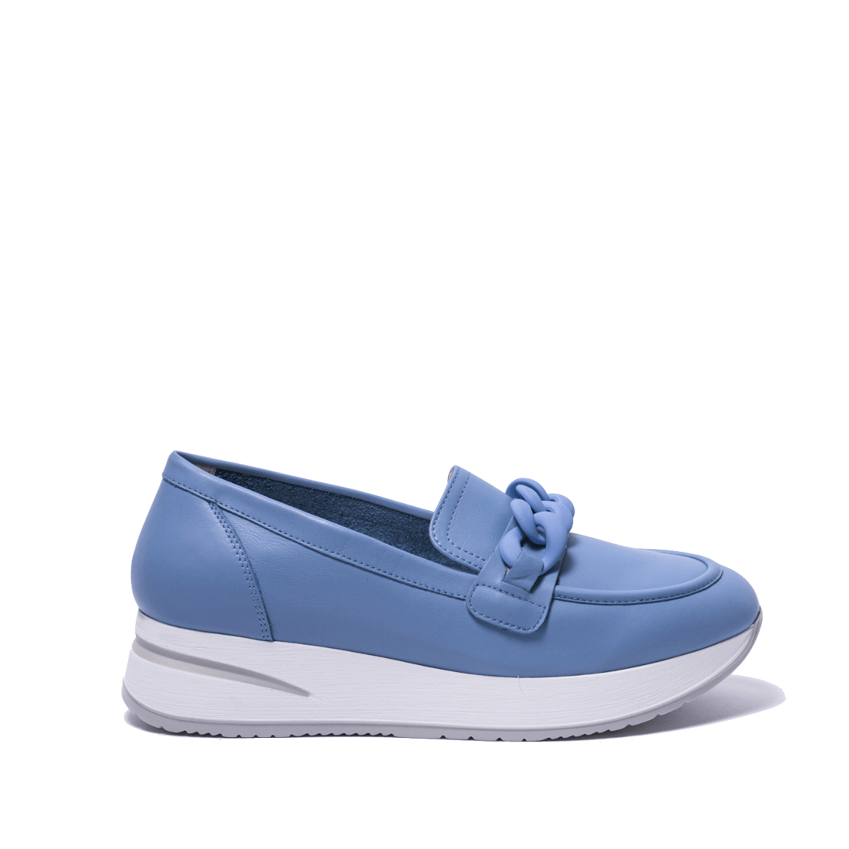 Mocassino Melluso Catena Pelle Jeans - Melluso - Calzature Savorè