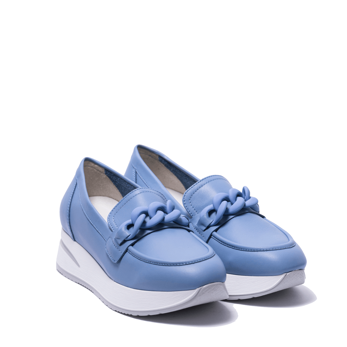 Mocassino Melluso Catena Pelle Jeans - Melluso - Calzature Savorè