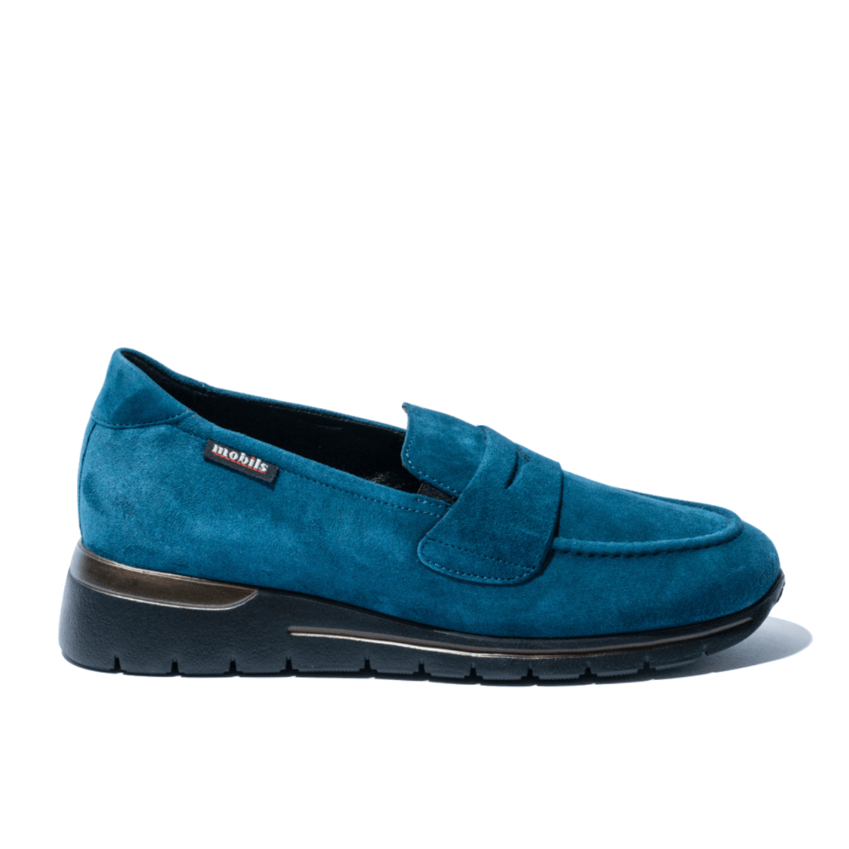Mocassino Mephisto Elyna Camoscio Peacock Blue - Mephisto - Calzature Savorè