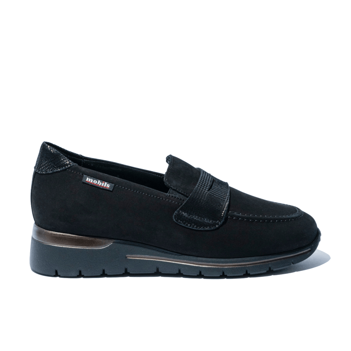 Mocassino Mephisto Elyna Nabuck Black - Mephisto - Calzature Savorè