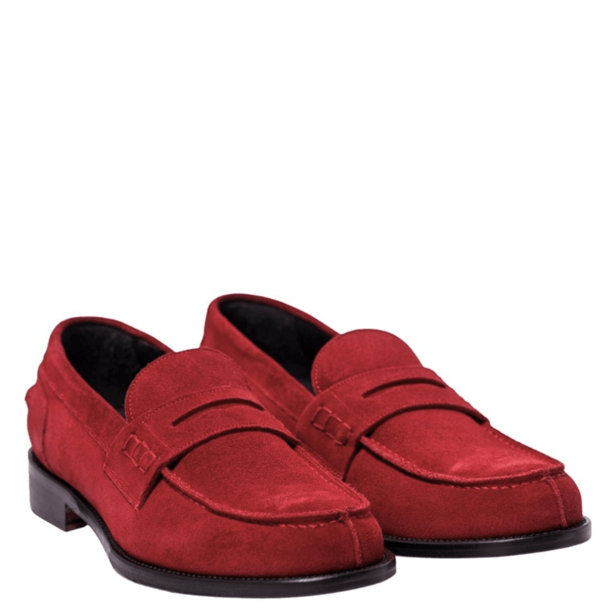 Mocassino Nicol Sadler Brando Camoscio Rosso - Nicol Sadler - Calzature Savorè