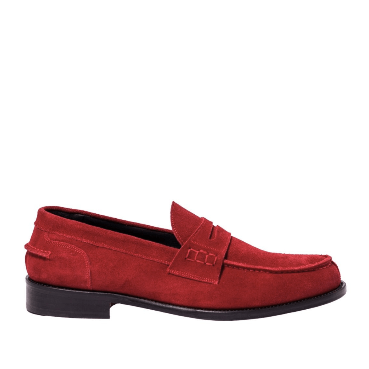 Mocassino Nicol Sadler Brando Camoscio Rosso - Nicol Sadler - Calzature Savorè
