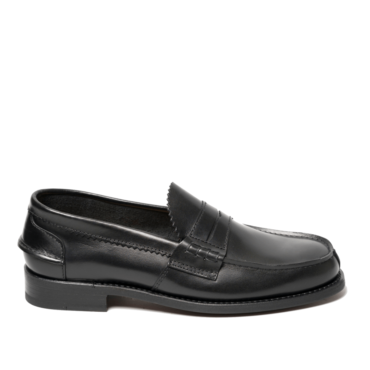 Mocassino Saxone Arran Cucitura Goodyear Vitello Black - Saxone - Calzature Savorè