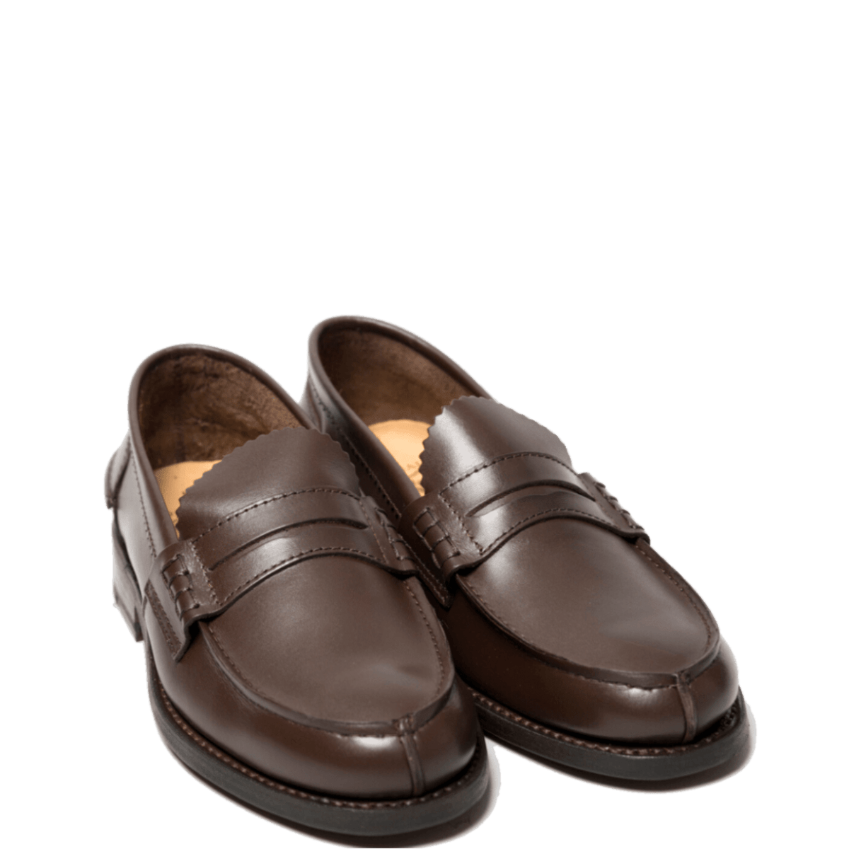 Mocassino Saxone Arran Cucitura Goodyear Vitello Dark Walnut - Saxone - Calzature Savorè