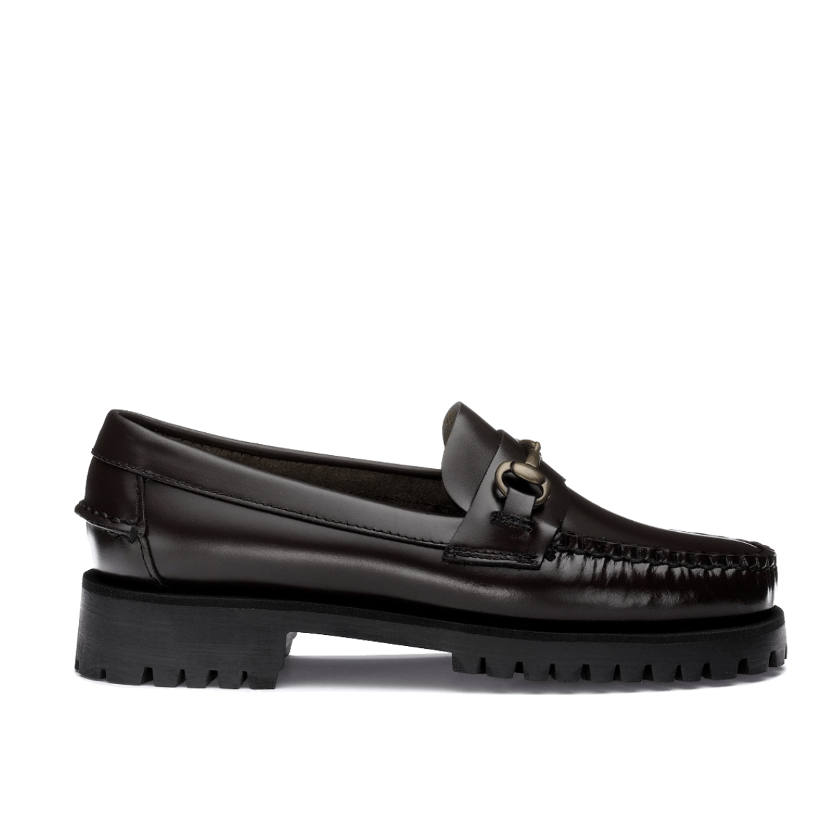 Mocassino Sebago Joe Lug Woman Brown Burgundy - Sebago - Calzature Savorè